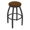Holland Bar Stool Co 25" Swivel Counter Stool, Pewter Finish, Canter Thatch Seat X802 - alternate 1
